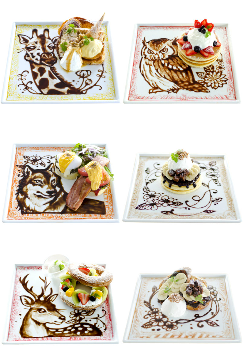 靚到唔捨得食!插畫家的甜品彩繪@大阪 cica cafe