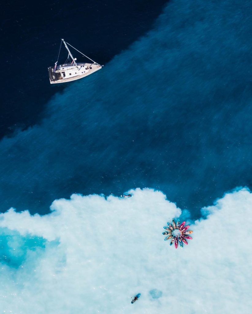 牛奶海划SUP