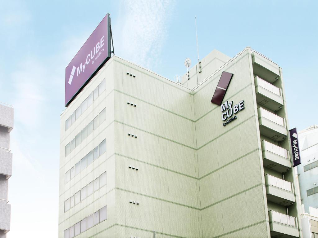 東京住宿 東京膠囊旅館 窮遊東京 獨遊東京 東京自由行
淺草膠囊旅館：MyCUBE by MYSTAYS 淺草藏前精品旅舍