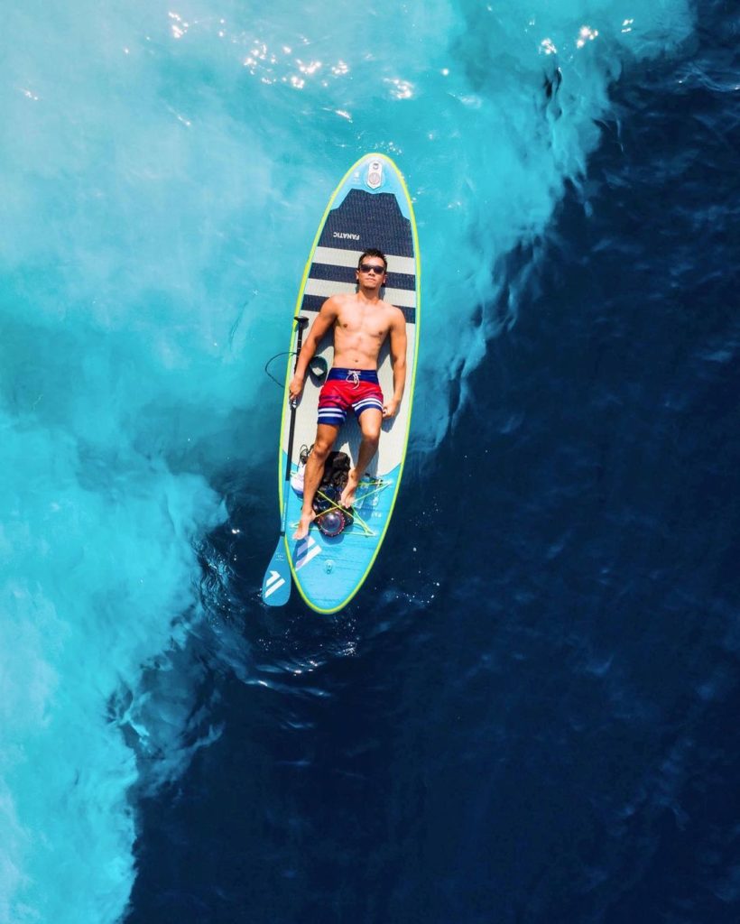 牛奶海划SUP