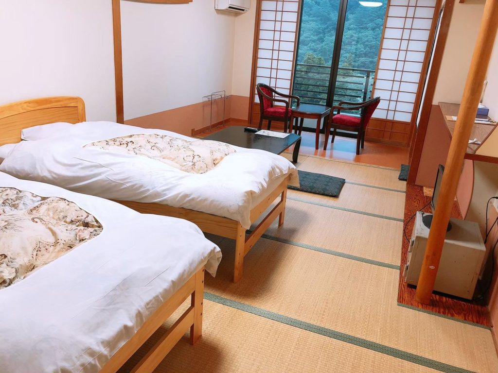 那須日歸溫泉 那須溫泉旅館 那須溫泉 新八汐酒店​的和洋式客房