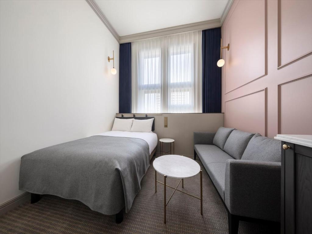 小樽住宿 小樽酒店 北海道酒店 歐塔魯放鬆酒店及酒吧(UNWIND HOTEL & BAR OTARU) 酒店房間 雙人房 mapcode