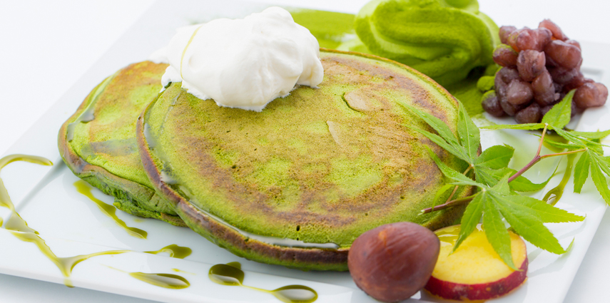 京抹茶 PANCAKE (1,300円)