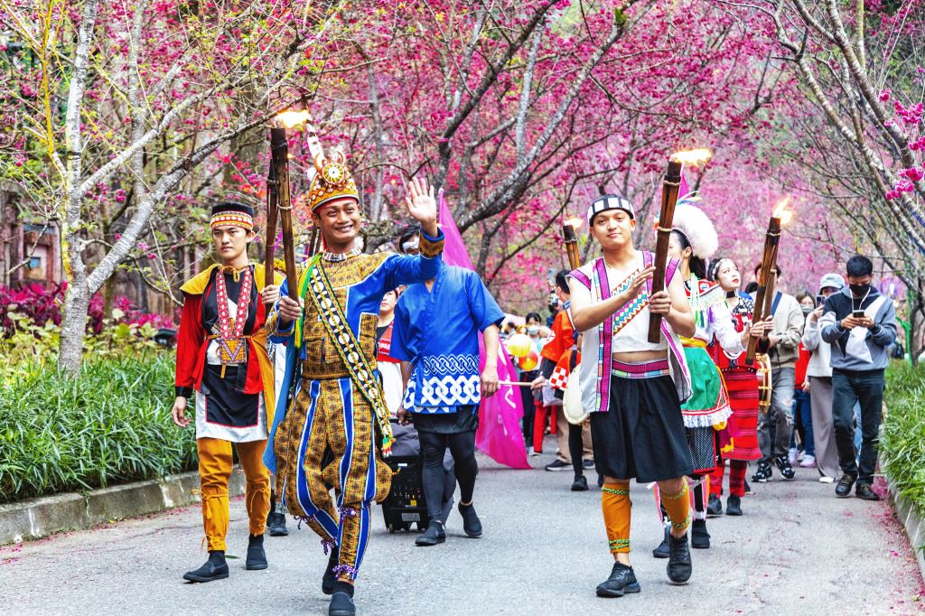台灣櫻花地點 - 九族文化村櫻花祭