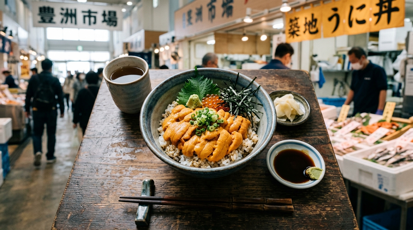 日本海膽海鮮丼