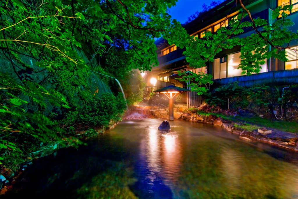 那須日歸溫泉 那須溫泉旅館 那須溫泉 大丸溫泉旅館的露天風呂