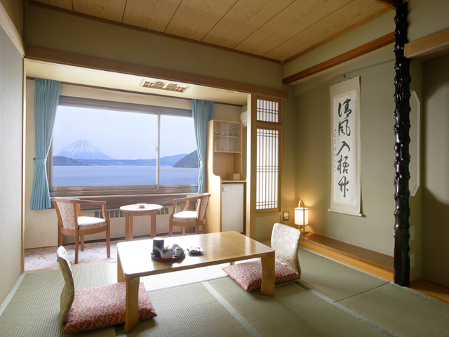 洞爺觀光酒店(Toya Kanko Hotel) 日式房間 羊蹄山 洞爺湖 溫泉 北海道溫泉 洞爺湖溫泉旅館 mapcode 地址