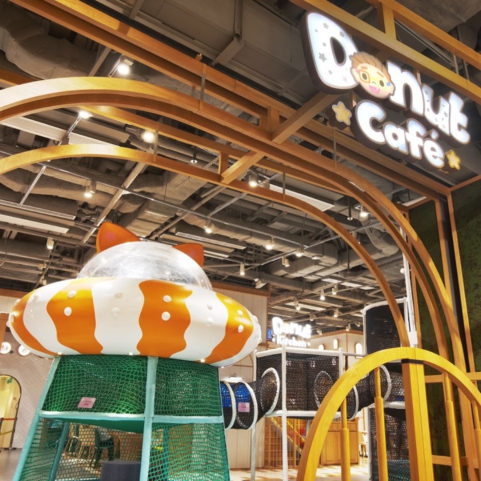 香港親子餐廳 香港親子好去處 香港親子活動
Donut café D‧PARK 愉景新城