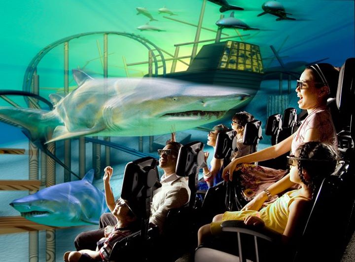 曼谷水族館 曼谷暹羅海洋世界可以搭玻璃船親近超過400種海洋生物（又稱海洋世界水族館）曼谷景點 曼谷親子景點