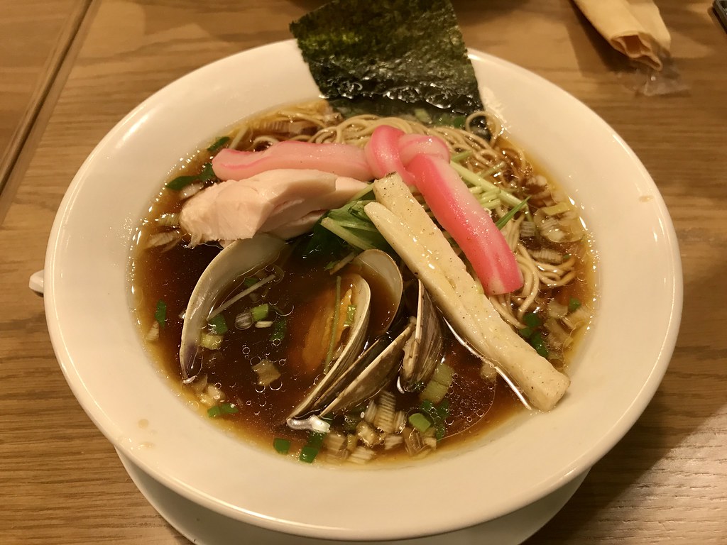 東京拉麵 東京拉麵店推薦 東京沾麵 米其林拉麵 銀座拉麵 むぎとオリーブ拉麵 蛤蜊拉麵
