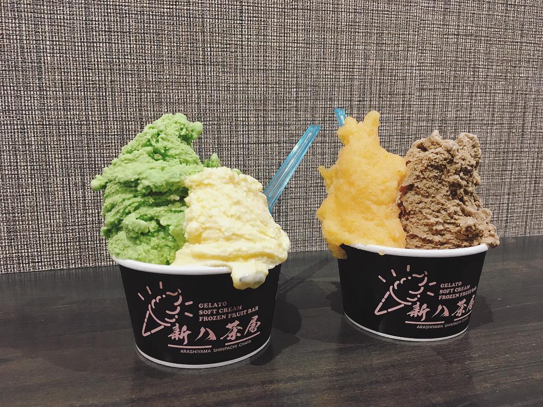 嵐山必食甜品篇：新八茶屋　雪糕GELATO