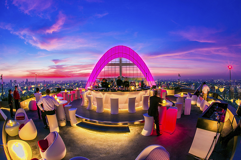 360度無敵靚景！曼谷十大天台酒吧！(前篇) - CRU Champagne Bar