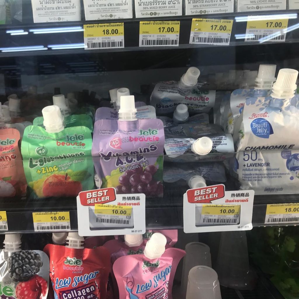 泰國711各式機能果凍飲 泰國7-11 泰國必買 泰國必吃 泰國便利店7-11必吃美食 泰國超商7-11必喝奶茶