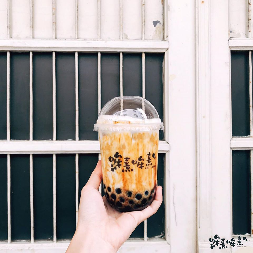 台南黑糖珍珠鮮奶台南飲料 台南美食 台南手搖飲料 哞熹哞熹
