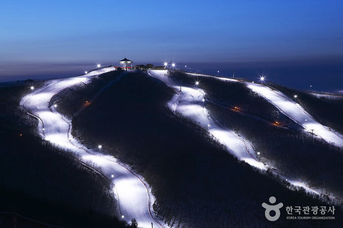 南韓滑雪場推薦 - 海雲渡假村滑雪場(High1 Resort)