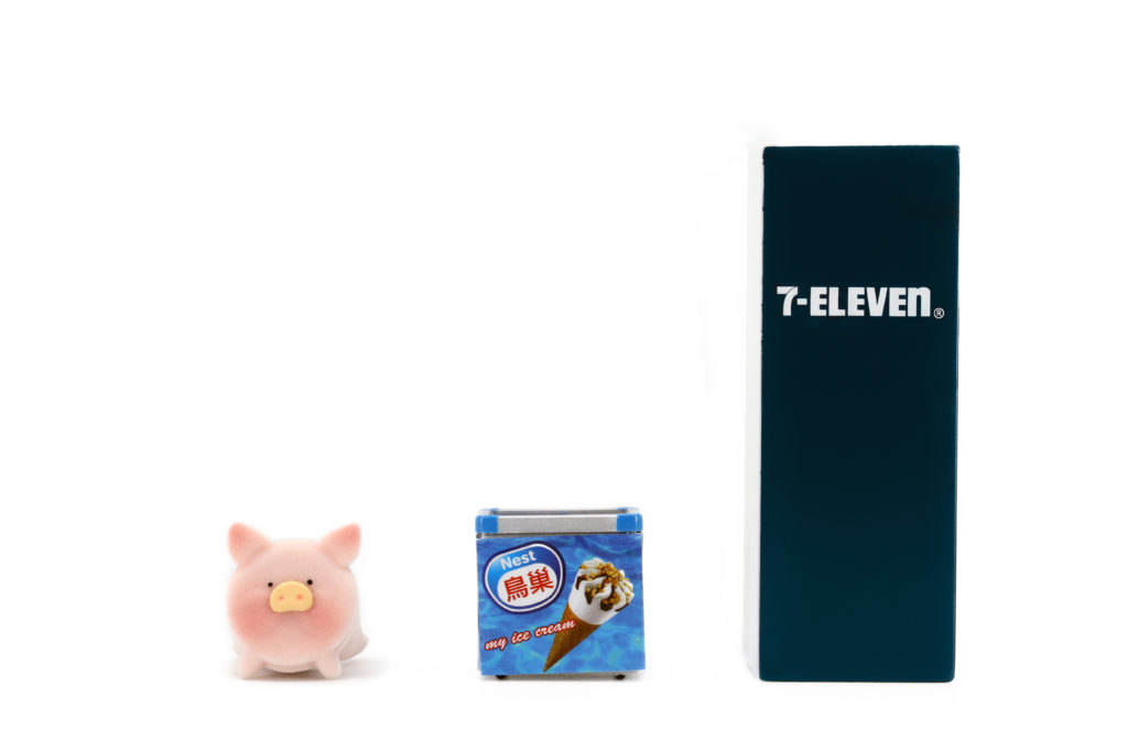 7-11 優惠 7-11 印花精品 7-11便利店 7-11 換購 7-Eleven 7仔 模型 玩具 香港7-11 香港7-Eleven LuLu豬 lulu pig TINY