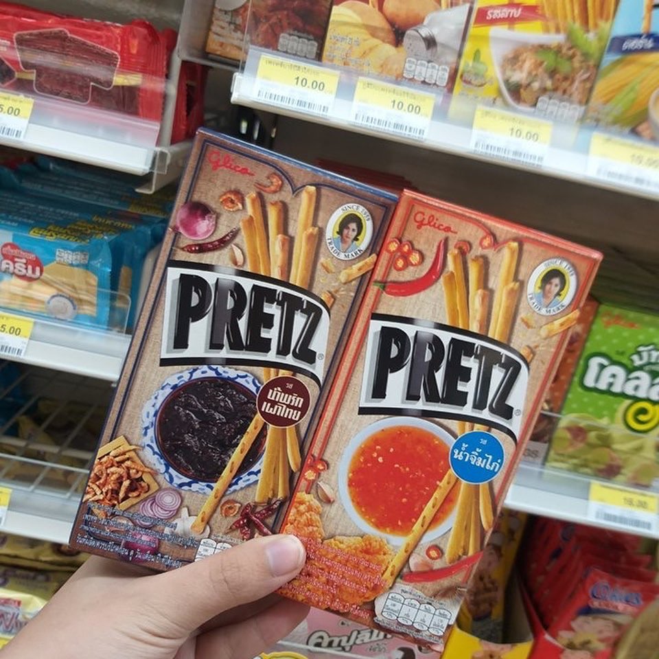 泰式傳統醬料Pretz 泰國7-11 泰國必買 泰國必吃 泰國便利店7-11必吃美食 泰國超商7-11必喝奶茶