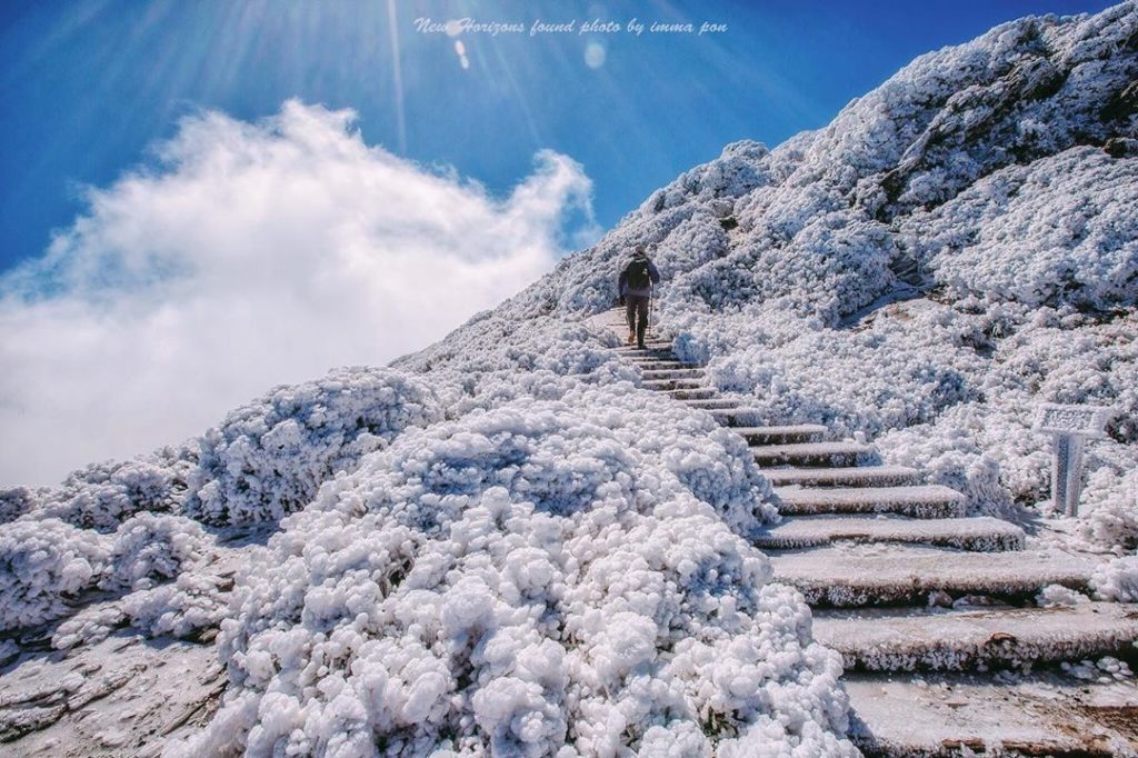 合歡東峰雪景|