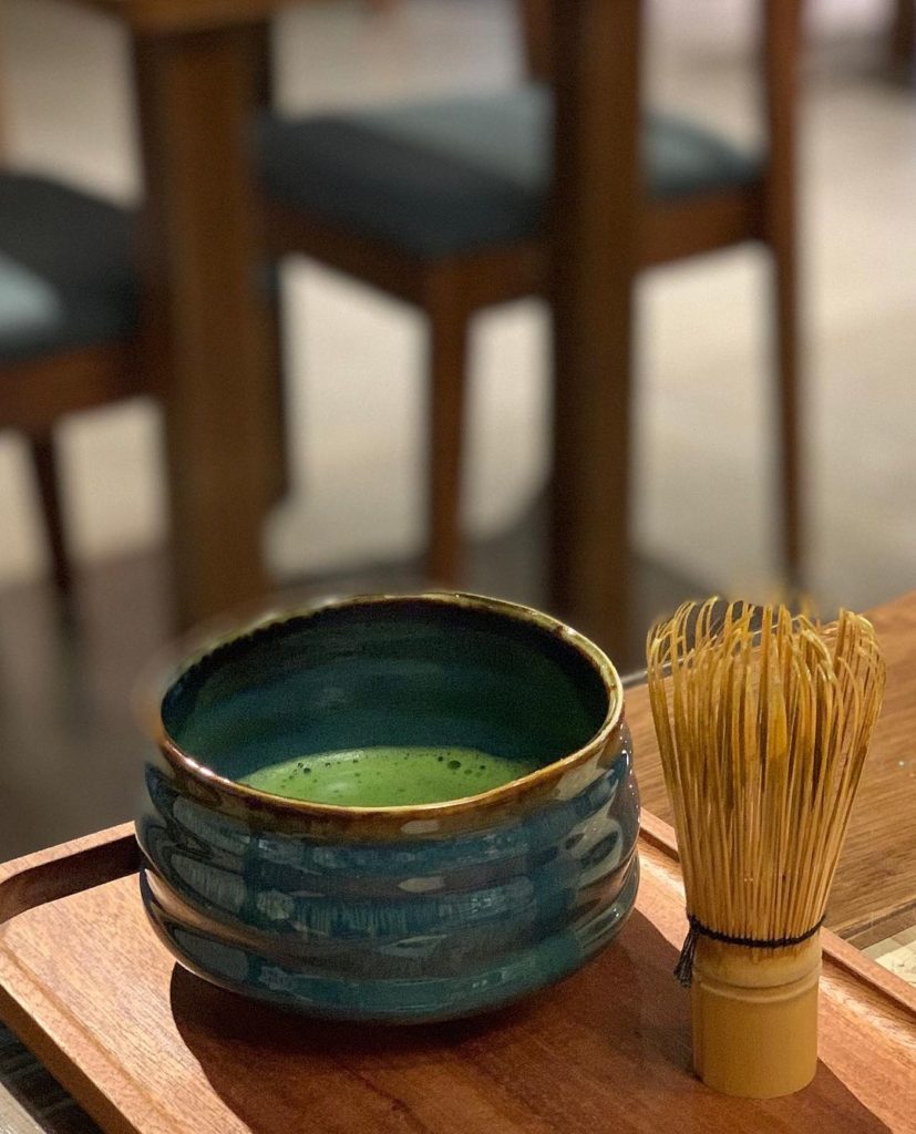 豆茶寮手刷抹茶