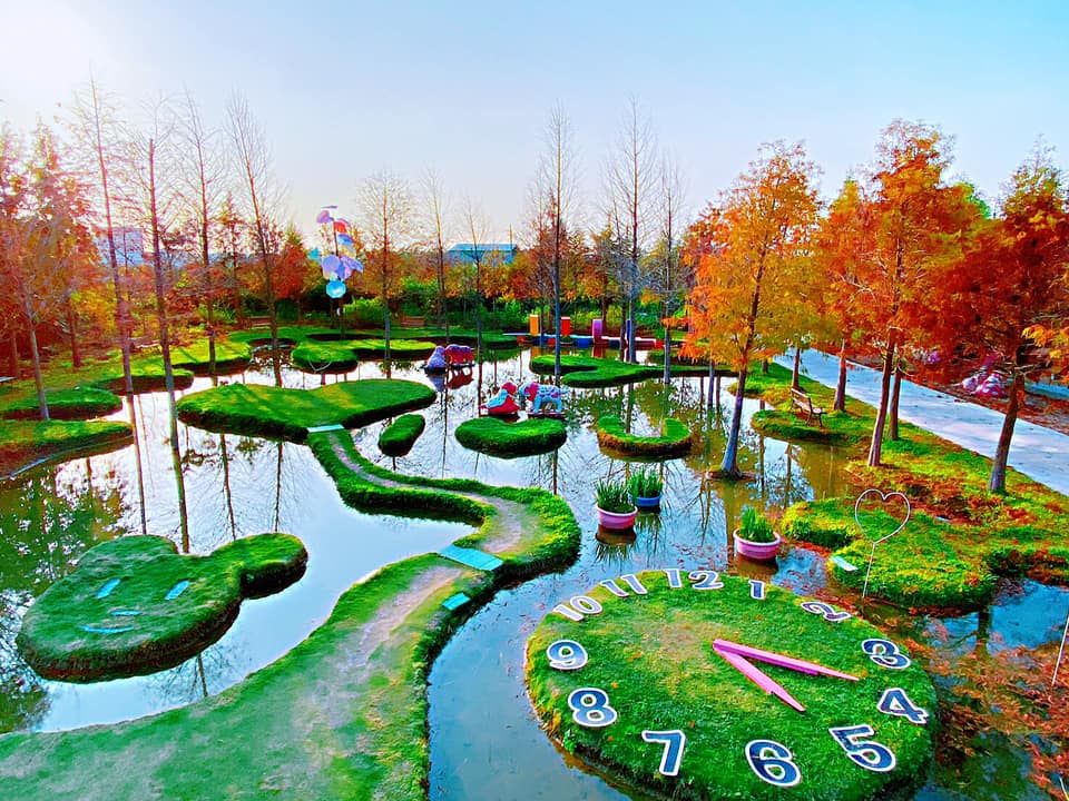 台中景點 古坑珍‧粉紅城堡 水漾森林敎堂 摩爾花園 打卡景點 澄霖沉香味道森林館 華山溪吊橋 雲林 雲林一日遊 雲林景點 萬年峽谷