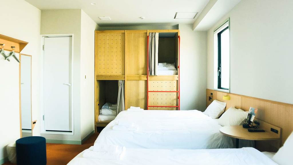 東京住宿 東京酒店 東京hostle 膠囊旅館 青年旅館 淺草 2 號芥末酒店(Mustard Hotel Asakusa 2) 家庭房 房間