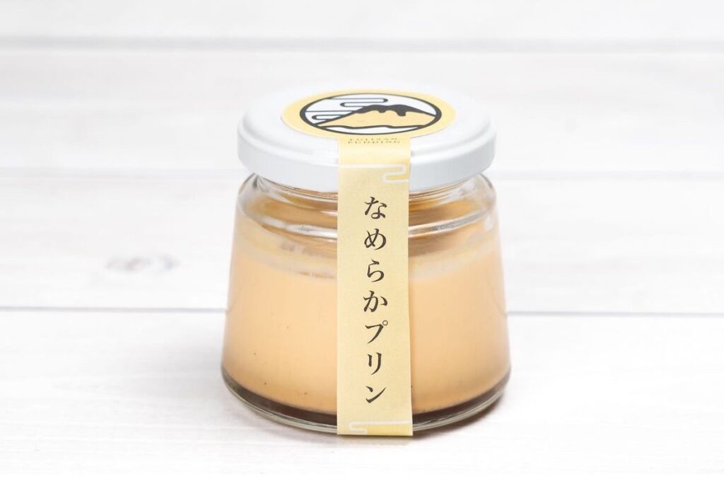 富士山布丁的可愛造型