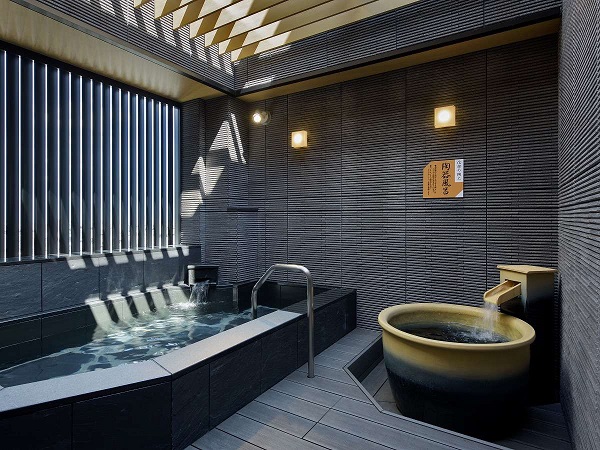 東京自由行！高CP值！新宿人氣商務旅館！APA HOTEL 新宿歌舞伎町大樓 (APA Hotel Shinjuku-Kabukicho Tower) - 露天風呂