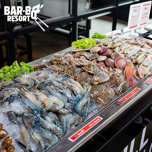 曼谷 bangkok 曼谷必食 流水活蝦 海鮮吃到飽 曼谷海鮮吃到飽 曼谷海鮮 Bar-BQ Resort