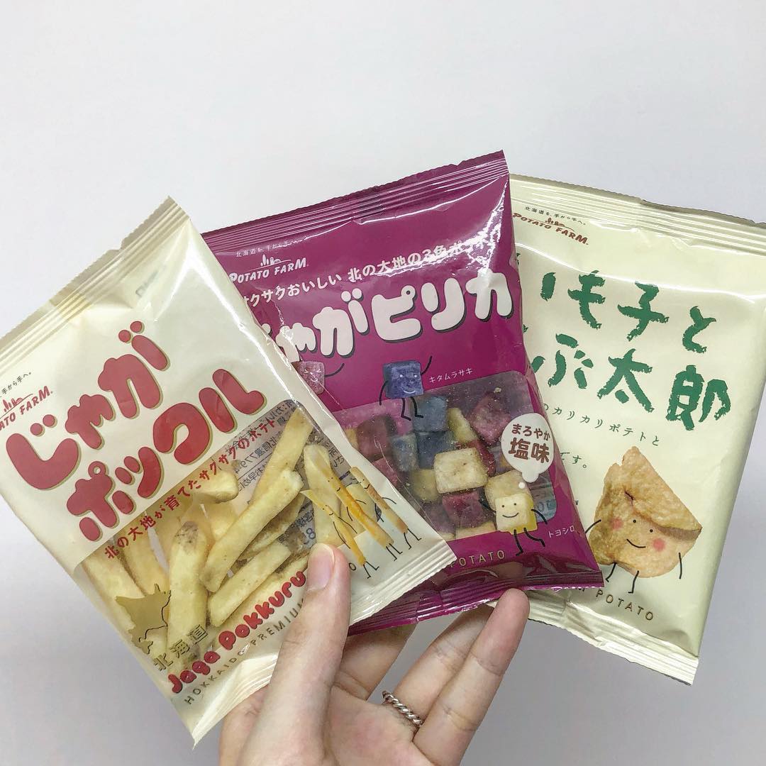 北海道限定 北海道手信 薯條三兄弟 薯塊三姐妹 昆布太郎 卡樂B　Calbee