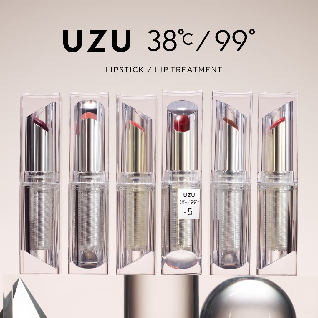 UZU BY FLOWFUSHI 38°C/99°F 唇彩|2019日本藥妝必買清單:日本必買化妝品 日本必買美妝 日本好用藥妝 日本開架推介 大阪必買藥妝 東京必買藥妝 @cosme美容大賞 日本藥妝必買