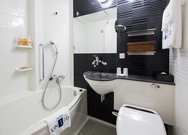 洗手間及浴室 UNIZO酒店 - 大阪心齋橋 (HOTEL UNIZO Osaka Shinsaibashi)