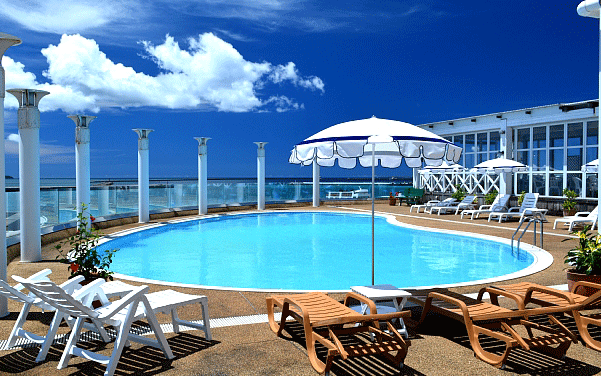 宮古島親子酒店 Hotel Atollemerald Miyakojima 天台泳池