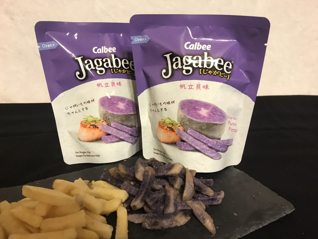 calbee jagabee 卡樂B 宅卡B 輕鹽味薯條 帆立貝味紫薯條