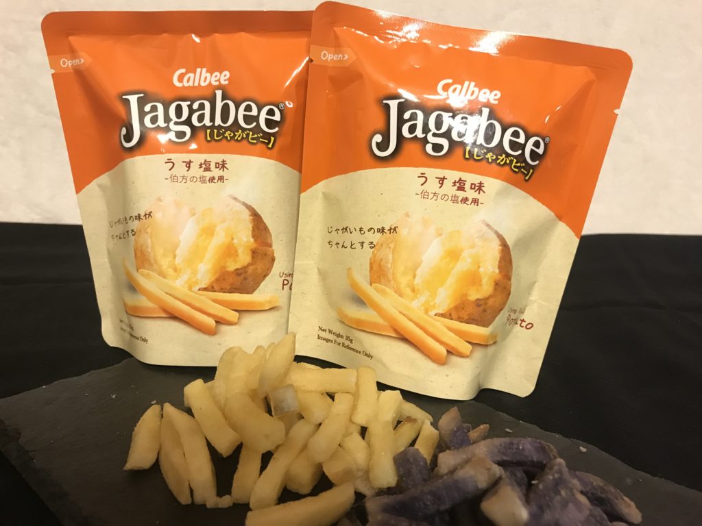 calbee jagabee 卡樂B 宅卡B 輕鹽味薯條 帆立貝味紫薯條
