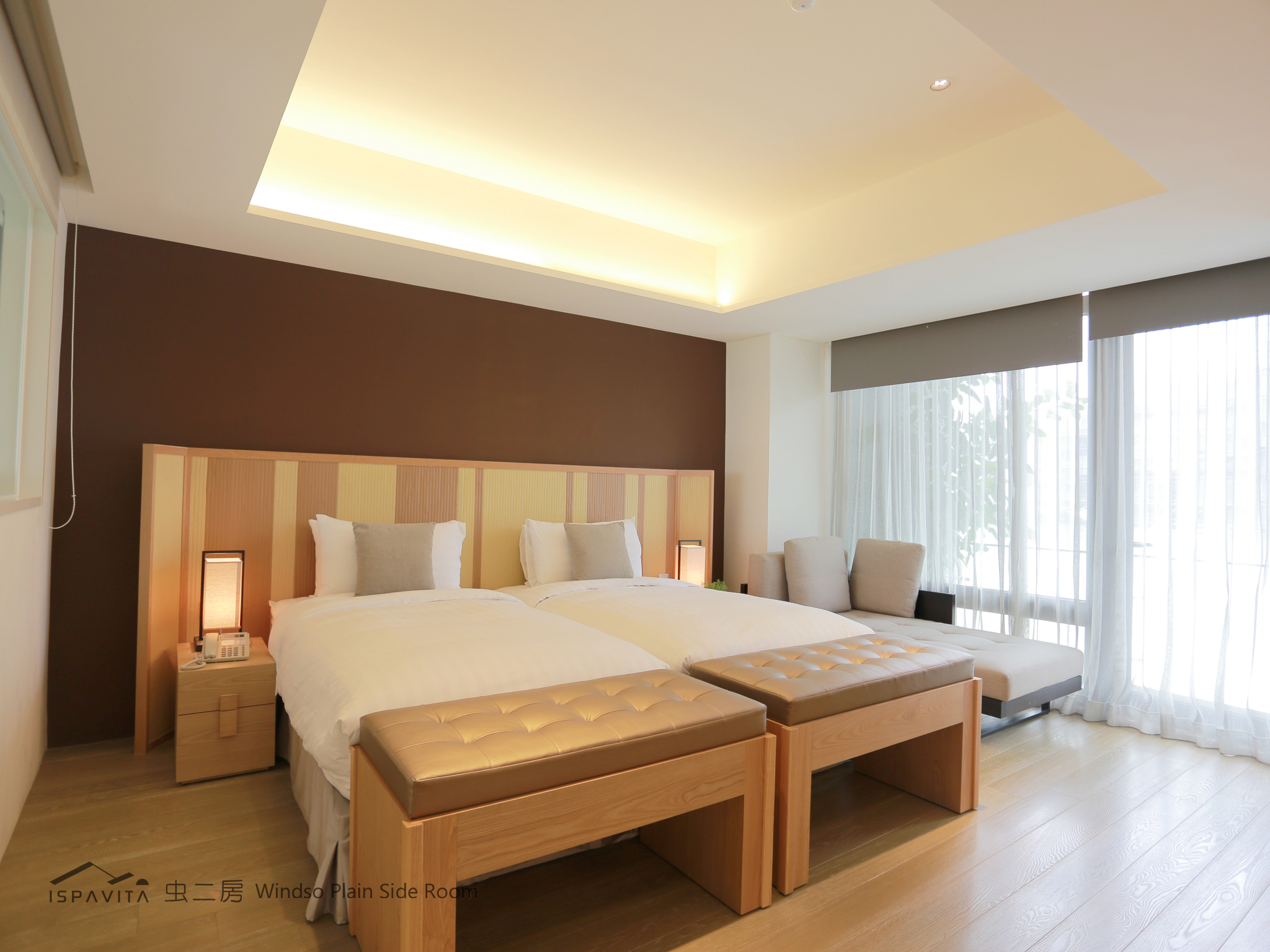 台灣必住！宜蘭十大人氣酒店 佧美奧之湯溫泉民宿 (Ispavita B&B Resort) 市景高級雙人房