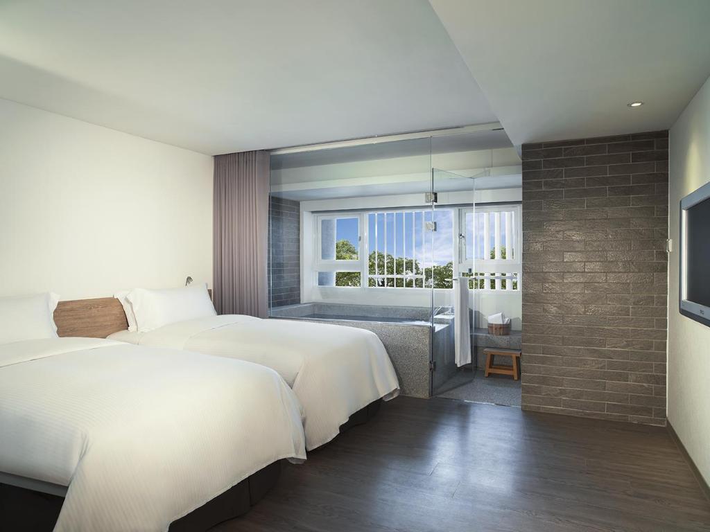 台灣必住！宜蘭十大人氣酒店 捷絲旅宜蘭礁溪館 (Just Sleep @ Jiao Xi Hotel) 標準房(兩床)