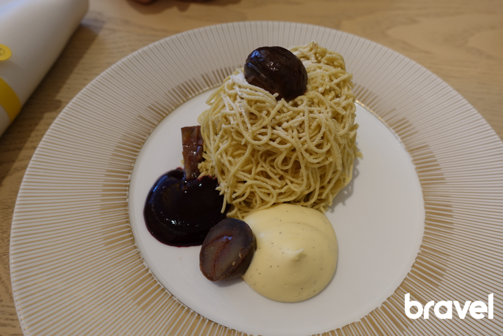 Mont Blanc from Le Cafe V, Osaka Japan