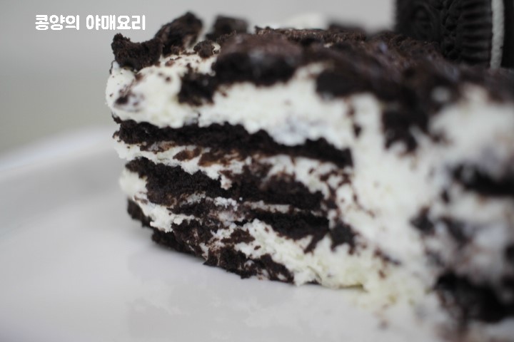 蛋糕食譜 甜點食譜 甜品食譜 A Twosome Place Oreo蛋糕 Oreo Ice Box蛋糕 免焗蛋糕 韓國食譜 韓國甜品 韓國甜點