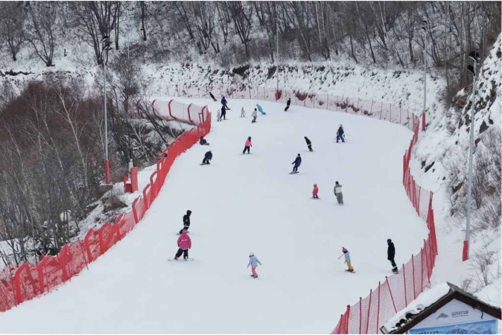 中國富龍滑雪場俯視圖