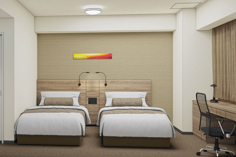 雙床房 大阪東心齋橋微笑酒店PREMIUM (Smile Hotel Premium Osaka Higashishinsaibashi)