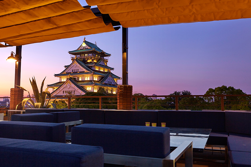 大阪必食！大阪城夜景BBQ燒烤 Blue Birds Roof Top Terrace