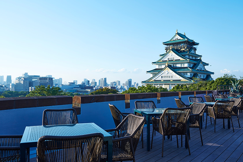 大阪必食！大阪城夜景BBQ燒烤 Blue Birds Roof Top Terrace