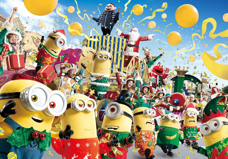 大阪環球影城聖誕限定活動！浪漫燈飾X哈利波特X迷你兵團 Minion「YELLOW CHRISTMAS」