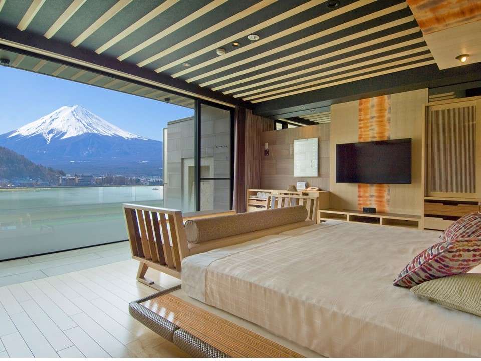 展望館附溫泉露天風呂客房|風之露台KUKUNA酒店(Kaze no Terrace Kukuna Hotel)富士山 河口湖 富士山酒店 富士山飯店 富士山住宿 河口湖酒店 河口湖飯店 河口湖住宿 溫泉酒店 溫泉飯店 溫泉旅館 一泊二食 私人風呂