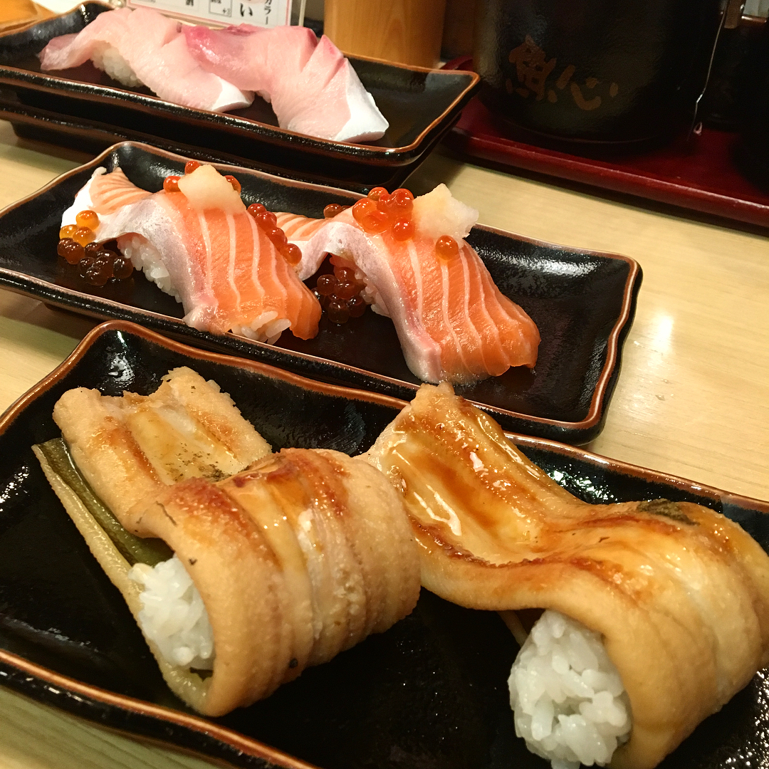 魚心壽司 海鰻壽司 穴子壽司 三文魚壽司