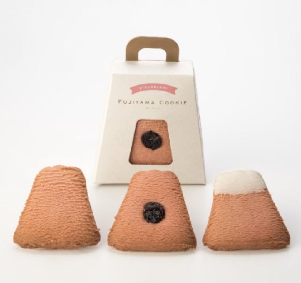 FUJIYAMA COOKIE富士山餅乾展示與細膩設計