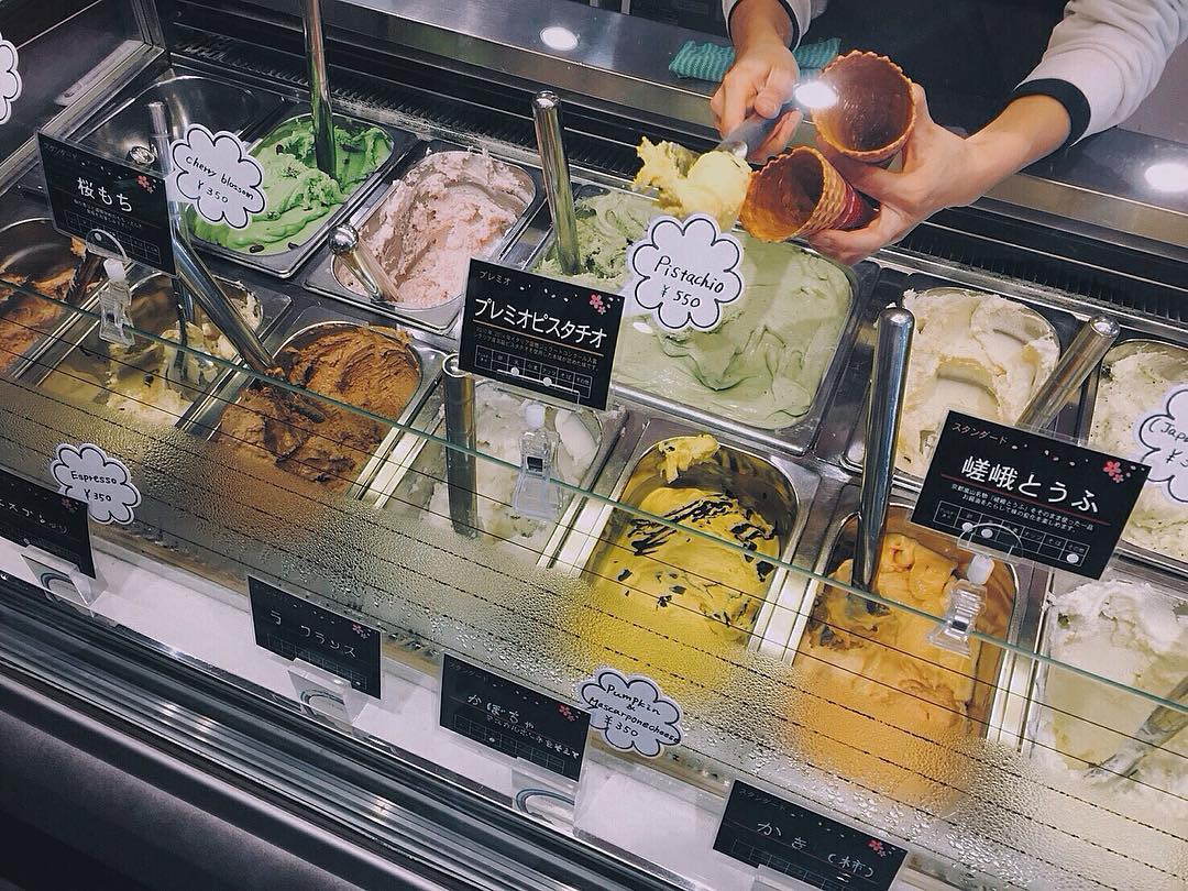 嵐山必食甜品篇：新八茶屋　雪糕GELATO