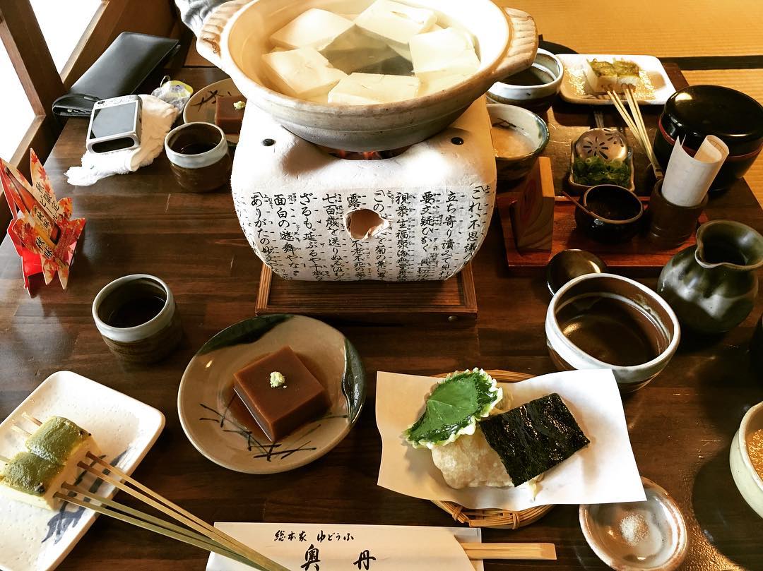 京都名物 - 豆腐料理店10選！総本家ゆどうふ奥丹清水