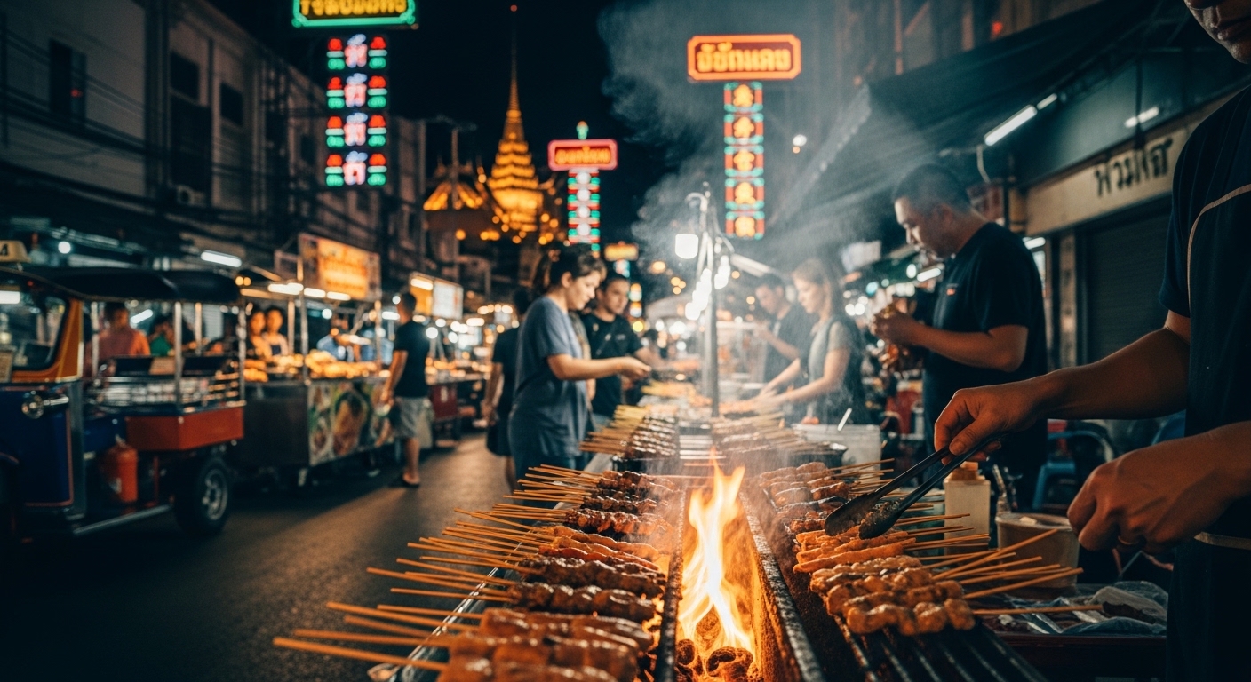 曼谷夜市:九點後才好去的那種