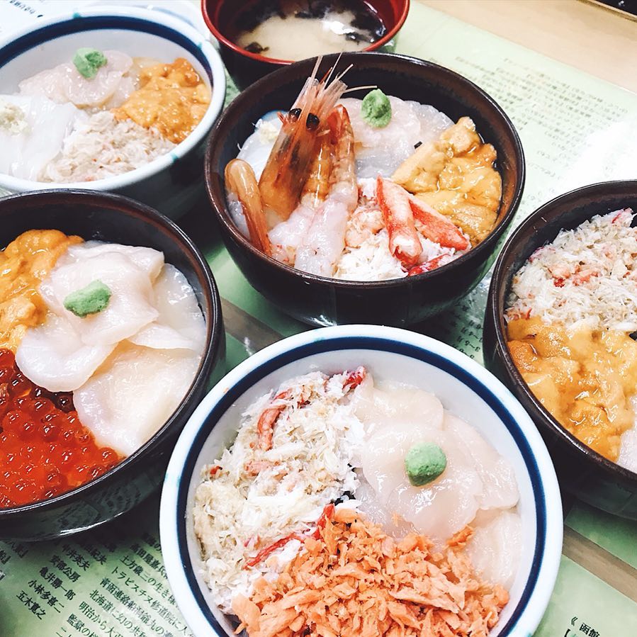 北海道必去！函館朝市美食地圖 きくよ食堂(Kikuyo 食堂)